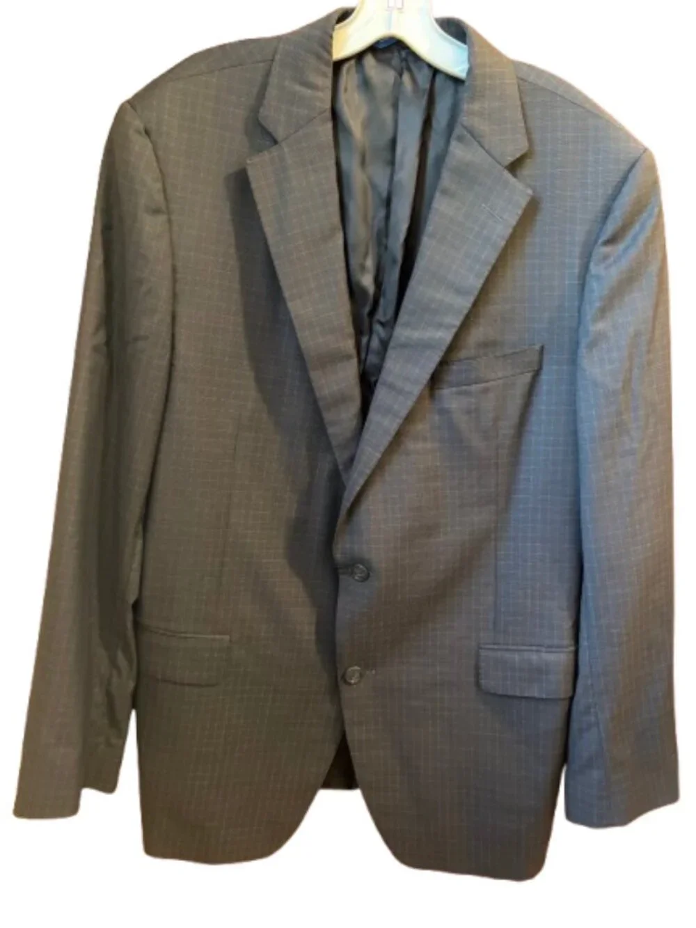 Samuelsohn Loro Piana Blazer Mens 44R Gray Wool 120's Sport Coat